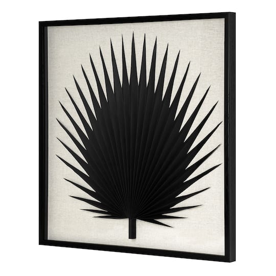 American Art Decor A Faraway Oasis Paper & Linen Wall Art - 24" x 24"